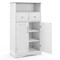 2 Doors Freeestanding Bathroom Floor Cabinet With 2 Drawers And Adjustable Shelves